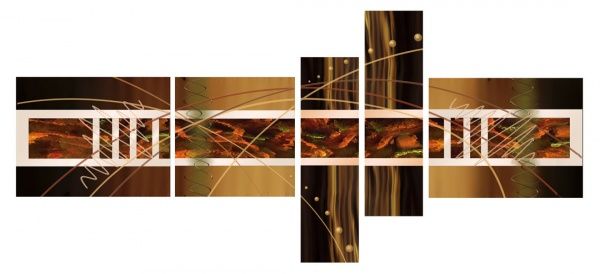 Картина модульная 4 части Абстракция MK127 160x75 см 