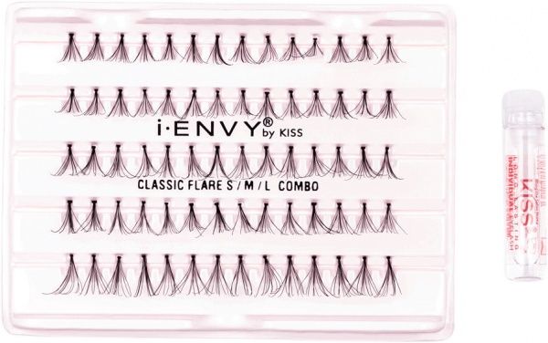 Накладные ресницы Kiss Классика (KPE03С) клей KPE03C 