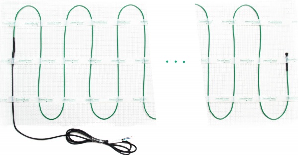 Нагревательный мат Thermogreen двожильный TGMT 6 м2 900 Вт