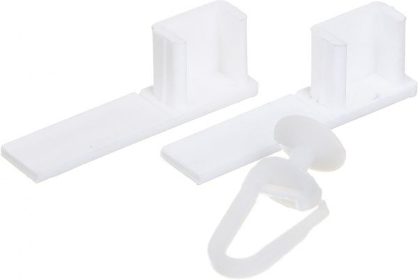 Карниз Талсистем 801028 двойной укомплектованный 250 см белый 