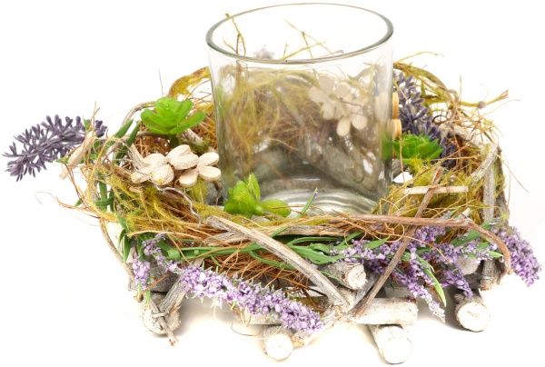  с травкой и лавандой 18 см