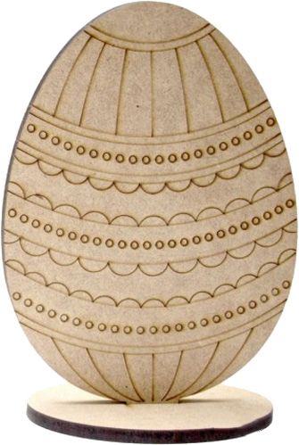 Заготовка Яйцо 7 на подставке 17х12,5х0,6 см Rosa Talent