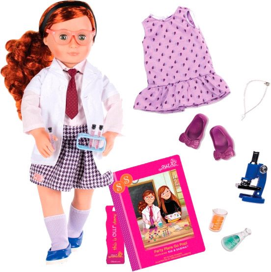 Ляльковий набір Our Generation DELUXE Лялька-двійник Сіа з книгою BD31113ATZ