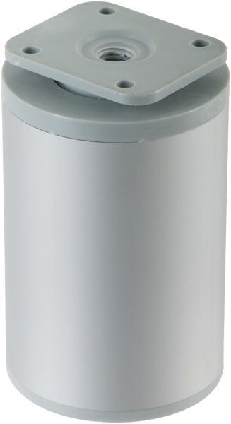 Меблева ніжка DC RFA052 алюминиевая d60x100 мм регулируемая DC 