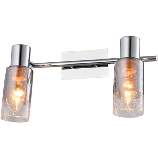 Спот Crystal Life 2x40 Вт E14 хром 16571-2 
