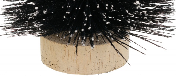 Елка декоративная настольная черная 15x40 см