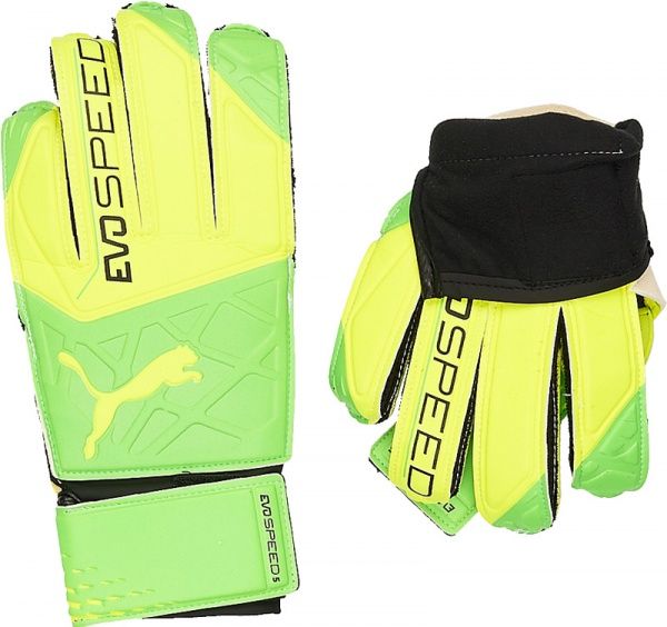 Вратарские перчатки Puma evoSPEED 5.5 р. 8 желтый 4128105