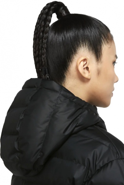 Куртка Nike W NSW TF RPL WINDRUNNER HD JKT DH4073-010 р.L черный