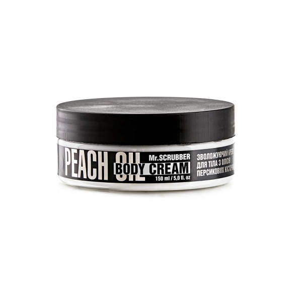 Крем для тіла Mr.SCRUBBER зволожувальний з олією персикових кісточок Body Couture Peach Oil 150 мл