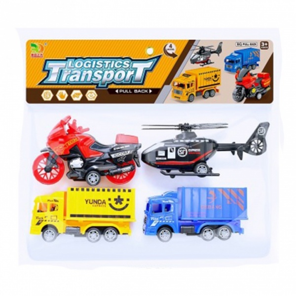 Игровой набор Shantou Спецтехника Логистический транспорт BQ600-6