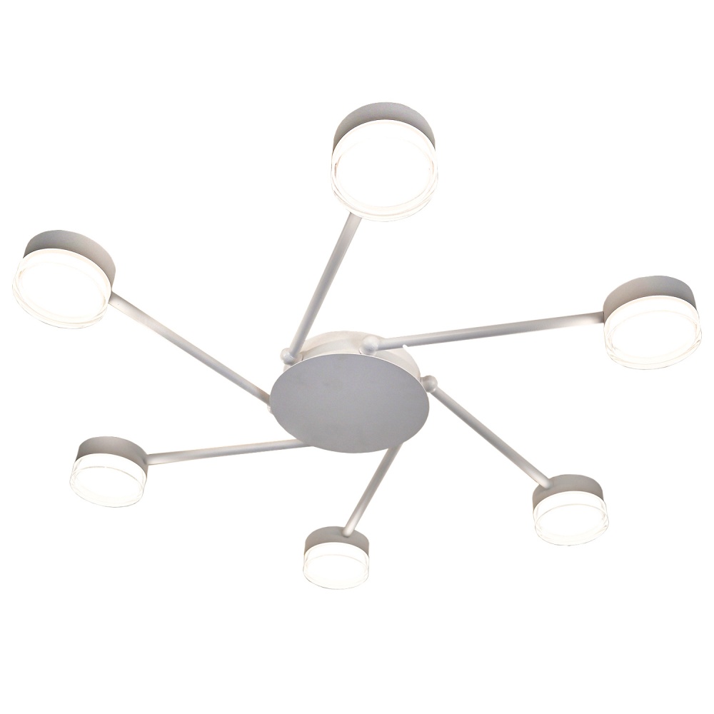 Люстра потолочная Victoria Lighting 6x12 Вт GX53 белый Best/PL6 white