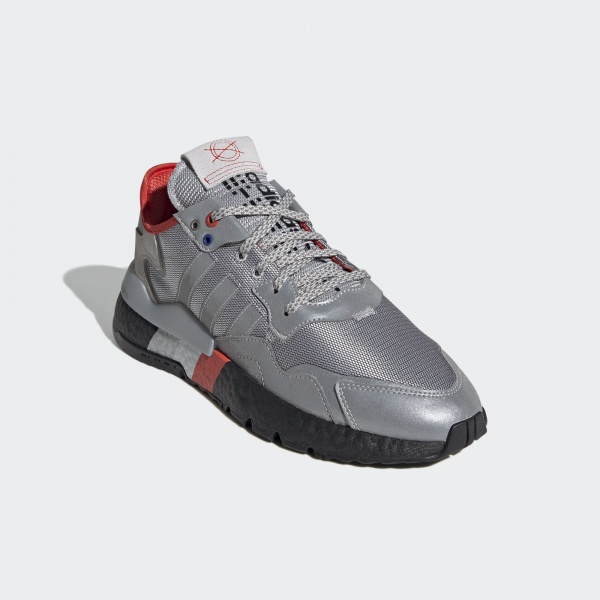 Кросівки Adidas NITE JOGGER FV3787 р.11,5 срібний