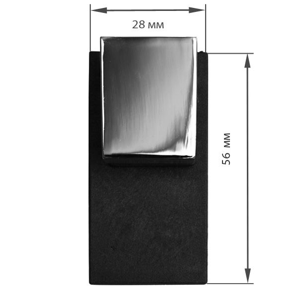 Держатель для полок Smart Quadro 28x55 мм 99092 хром