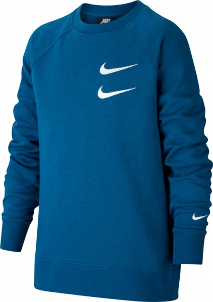 Джемпер Nike B NSW FT SWOOSH CREW CT8990-499 р. M разноцветный