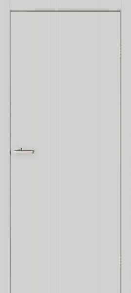 Дверне полотно ОМіС Cortex глухе (гладке) ПГ 600 мм світло-сірий silk matt 