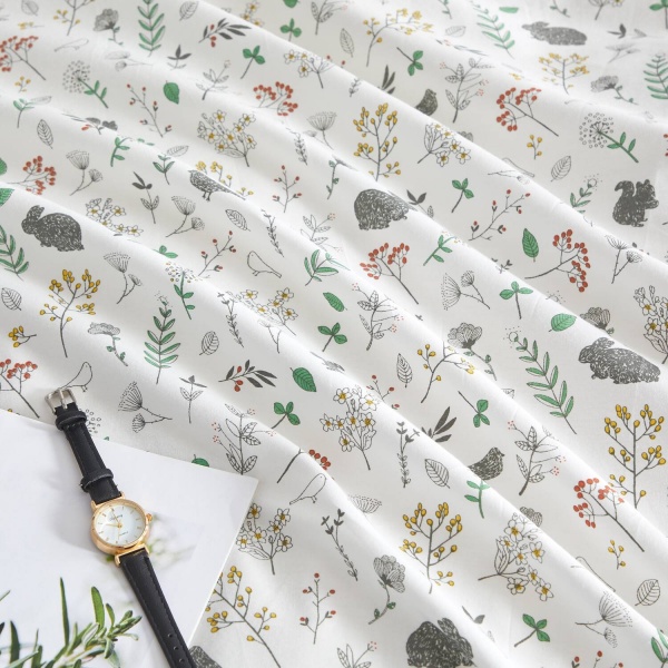 Комплект постельного белья Noto 2 белый с голубым La Nuit 