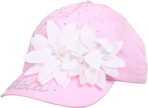 Кепка для девочек Pampona 21 L 07 р.52 темно-розовый 