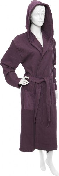 Халат махровий Fazzini Velour р. L баклажановий VELACCAPL 