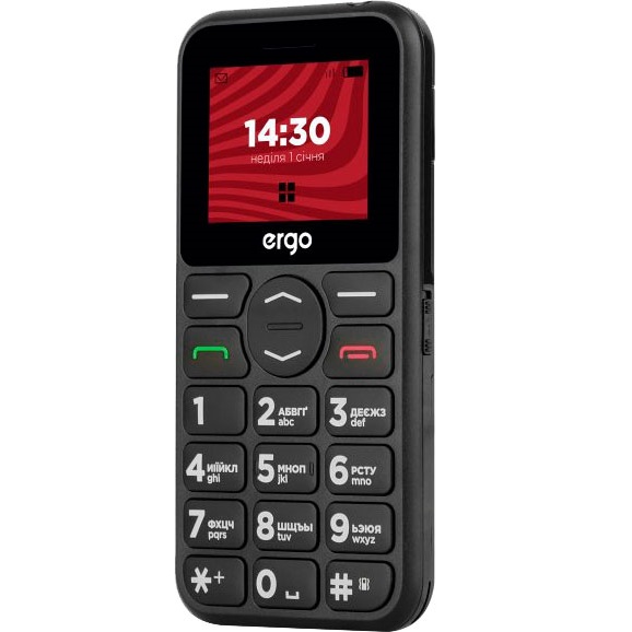 Мобильный телефон Ergo F181 Dual Sim black