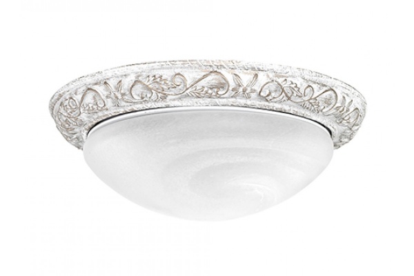 Светильник потолочный NNB Korfu 2x60 Вт E27 античное серебро 53558-2 