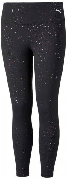 Лосины Puma RUNTRAIN AOP LEGGINGS 84692001 р.140 черный
