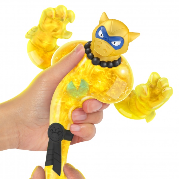 Игрушка-растяжка GooJitZu Герои Гуджитсу Пантаро жидкое золото и Скорпиус теневой шар (Гу Шифтерс) 122971 