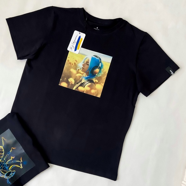 Футболка 000161 р.XL чорний