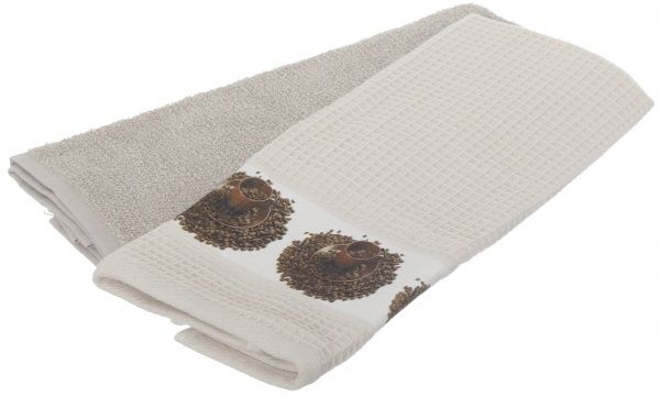 Набір рушників Coffee beans 40x70 см бежево-коричневий La Nuit 