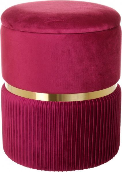 Скриня-пуф Bernard 31,5х31,5х38 см винний 