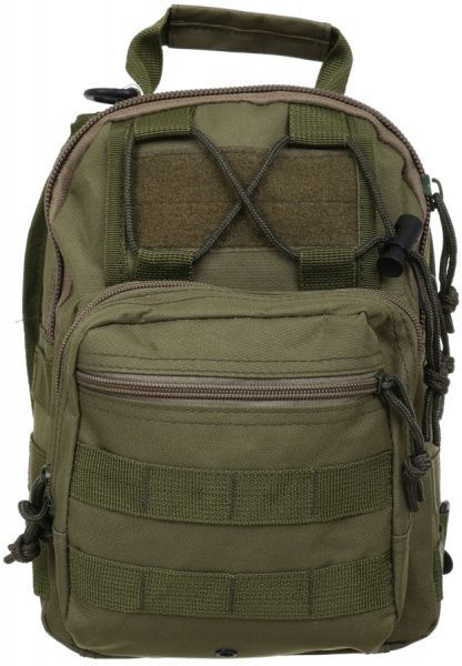 Сумка ESDY олива 7 л тактическая плечевая EDC