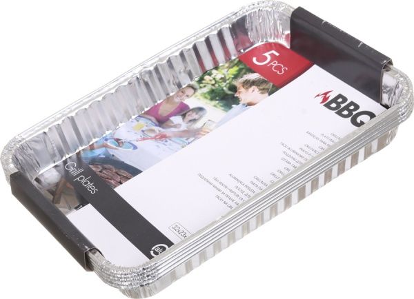 Контейнеры BBQ для барбекю 32x23x4 см 5 шт.