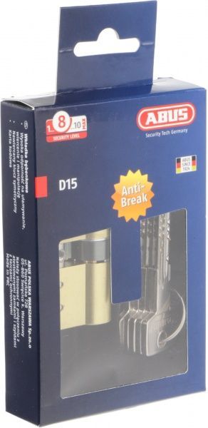Цилиндр Abus KD15 30x30 ключ-вороток 60 мм матовая латунь