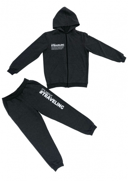 Спортивный костюм Roksana для мальчика №0027/32200 р.152/158 антрацит 