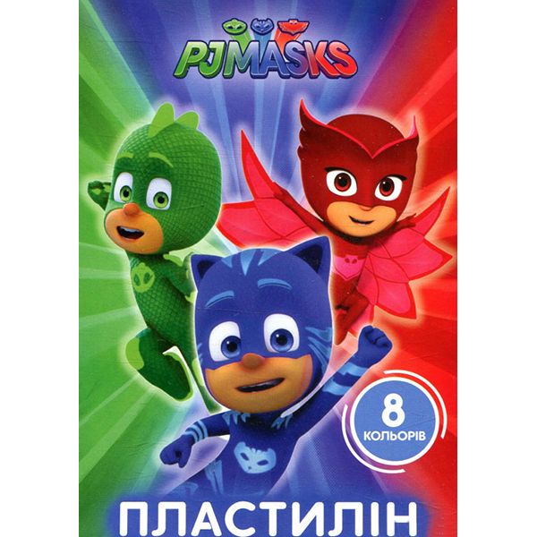 Пластилін PJ Masks 8 кольорів 120468 Перо