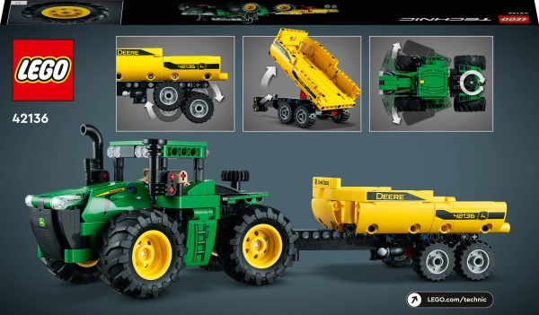 Конструктор LEGO Technic Трактор John Deere 9620R 4WD 42136