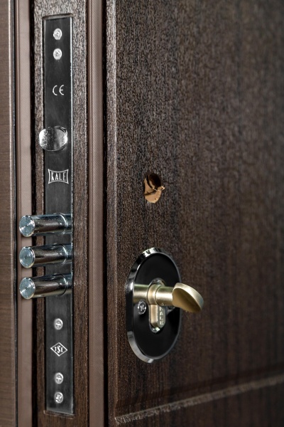 Дверь входная Булат Термо House-703 венге темный 2050x950 мм левая