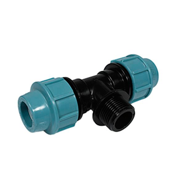 Тройник Unidelta ПЭ-ст 20х1/2 ЗP PN 16