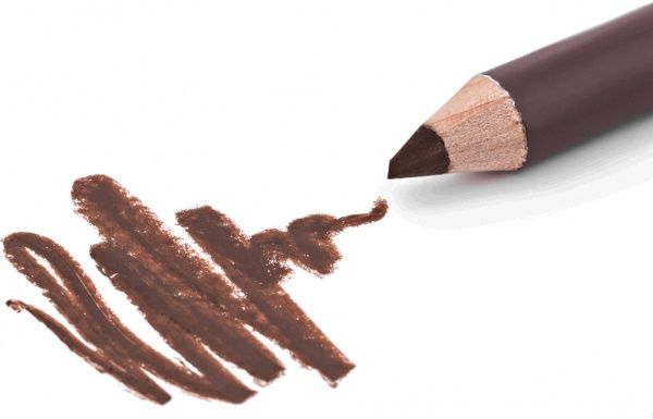 Олівець для брів Kiss Wooden Pencil зі стругачкою Chocolate Brown 1,2 г