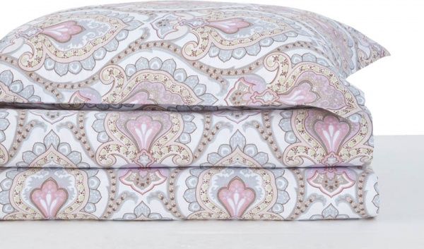 Комплект постільної білизни двоспальний, Євро, Maisi різнокольоровий Arya 