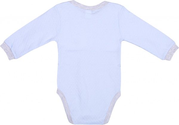 Боді дитяче для хлопчика Baby Veres Honey bunny суцільний р.78 блакитний 