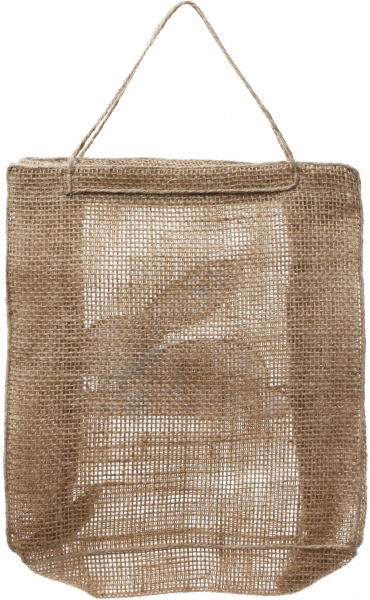 Сумка подарочная из мешковины Зайка 21х7х23 см