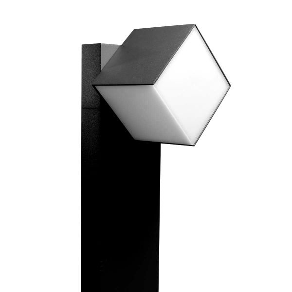 Світильник парковий Lutec LED Cuba 12 Вт IP54 чорний 