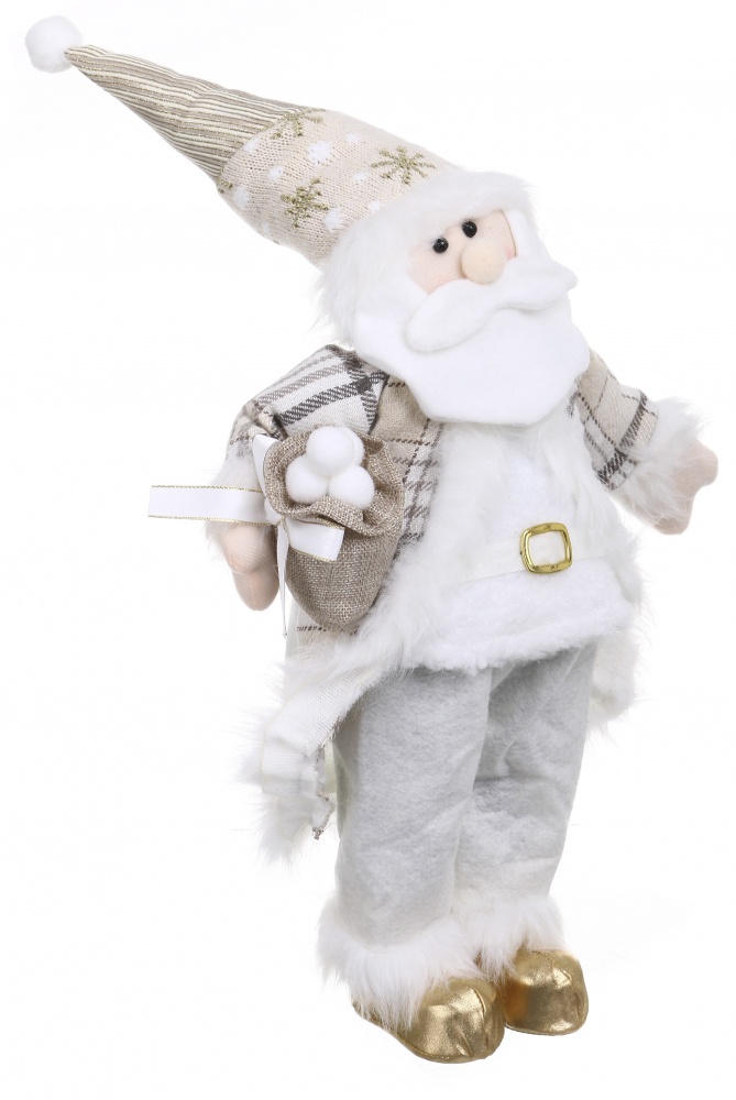 Декорация новогодняя Санта/Снеговик 28х65 см 2 ассортимент 65 см