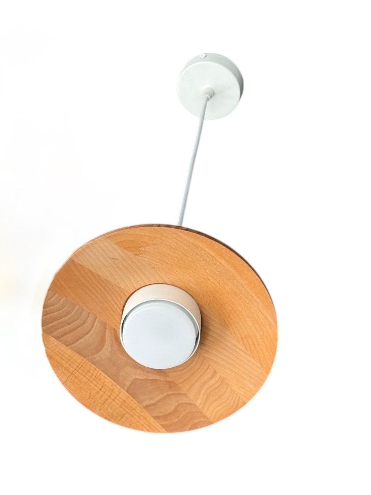 Світильник підвісний Светкомплект Hat 1xGX53 білий/дерево