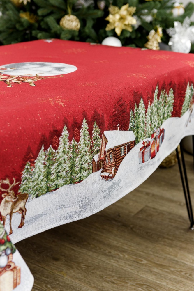 Скатерть Красная луна 135x350 см La Nuit