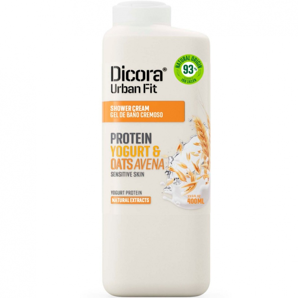 Гель-крем DICORA Urban Fit Протеиновый йогурт и овес 400 мл