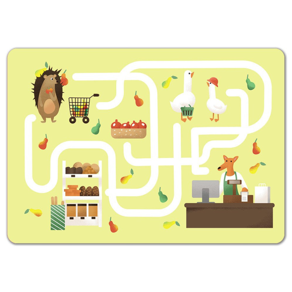 Карточки обучающие «Ранній розвиток. Картки Пиши-стирай. Лабіринти» 978-966-751-315-3