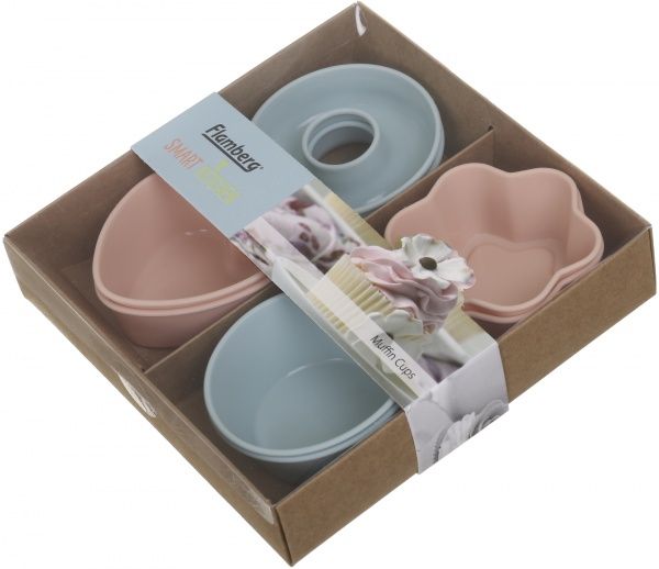 Набір форм для кексів 7,6х7,6 см 8 шт. 51618441 Flamberg Smart Kitchen