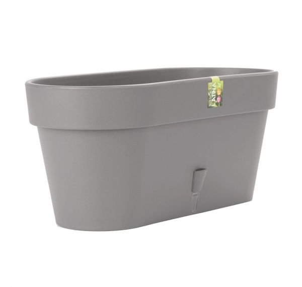 Горшок Form Plastic LATINA Window BOX квадратный 6,7л серый 