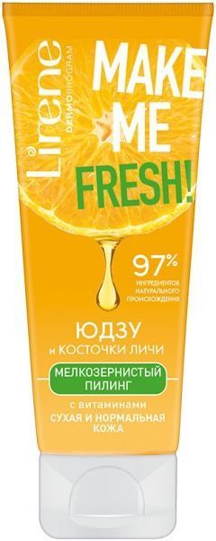 Пенка-пилинг для лица Lirene Make Me Fresh мелкозернистый пилинг с витаминами для сухой и нормальной кожи 75 мл